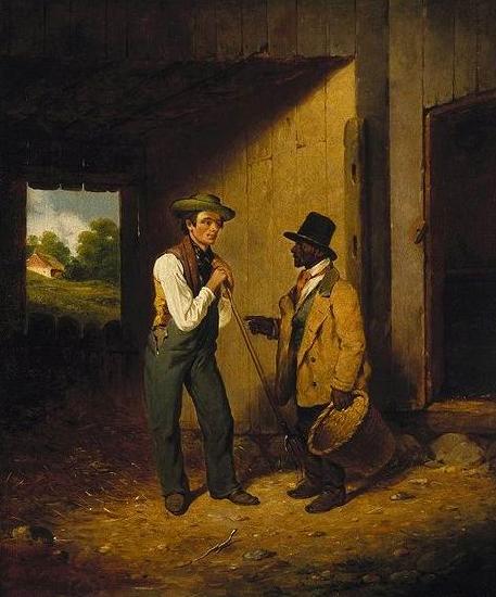 Francis William Edmonds All Talk and No Work oil painting picture